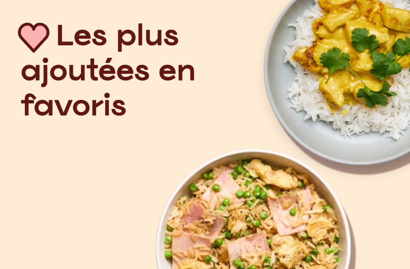 Les recettes les plus ajoutées en favoris ❤️