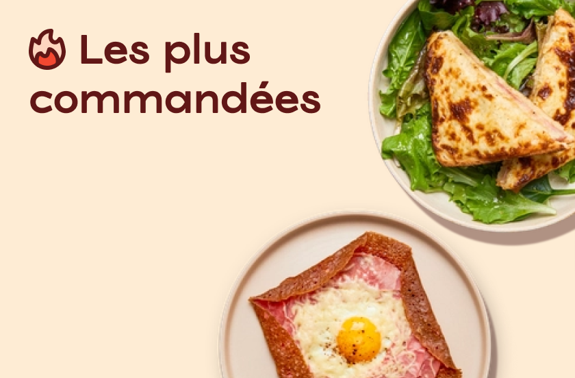 Les recettes les plus commandées 🔥