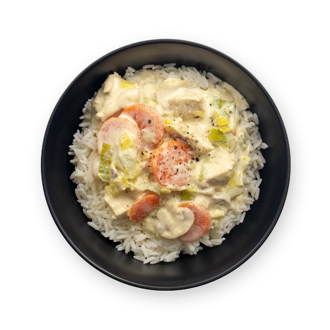 Blanquette de poulet express