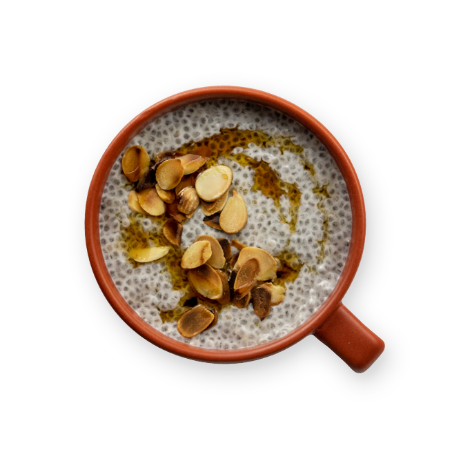 Pudding de chia aux amandes