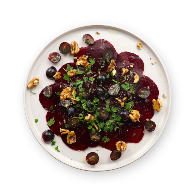 Carpaccio de betterave