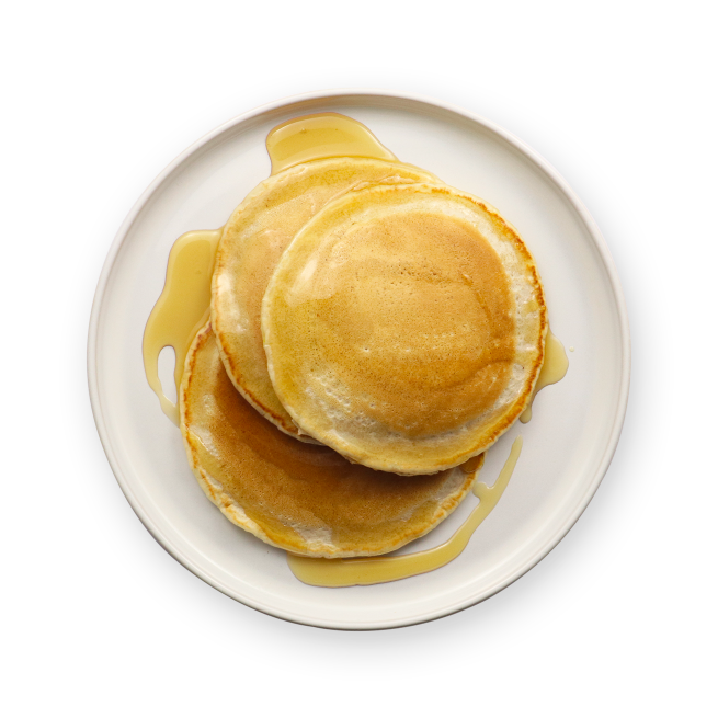 Pancakes vegan au sirop d'érable