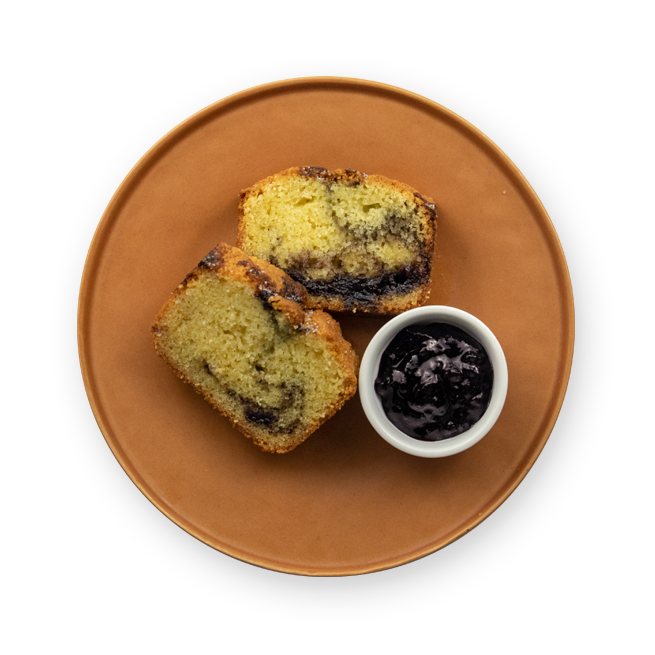 Cake à la myrtille