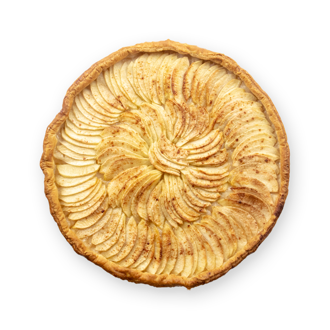 Tarte aux pommes express