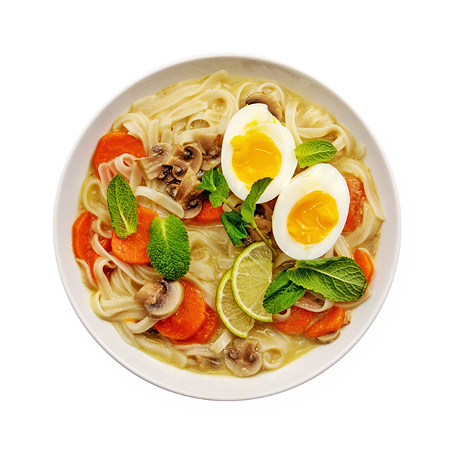 Soupe de nouilles au curry
