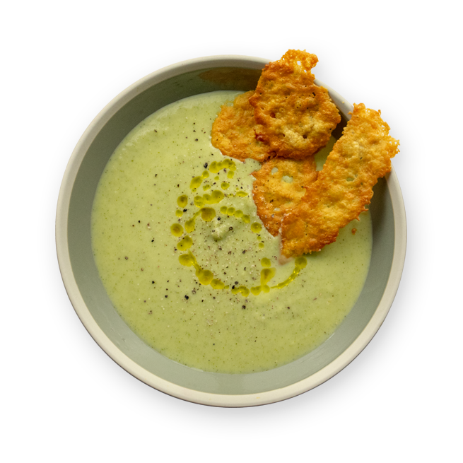 Soupe brocoli & parmesan