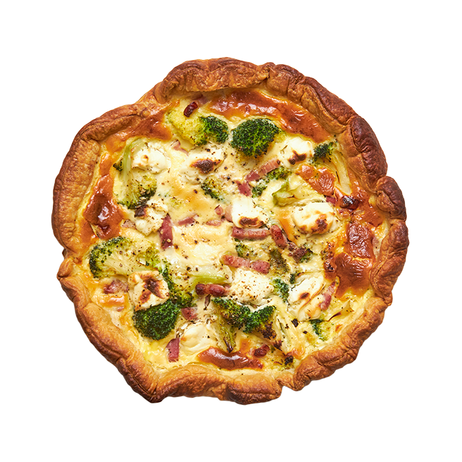 Quiche brocoli & fromage frais
