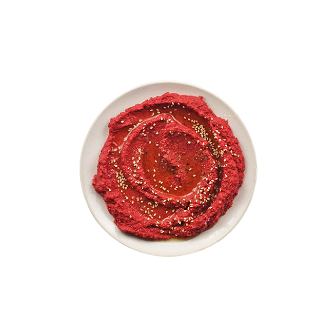 Houmous à la betterave