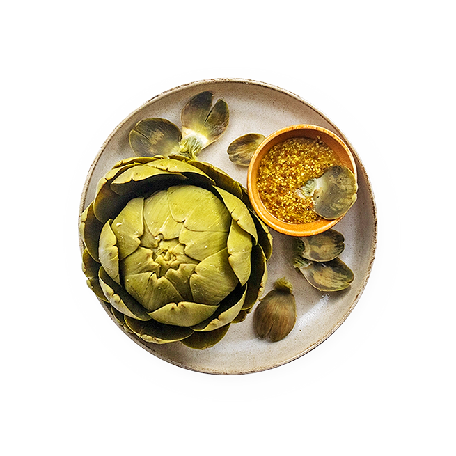 Artichaut vinaigrette