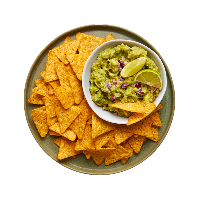 Guacamole maison & tortilla chips