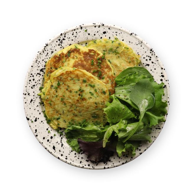Pancakes de courgettes