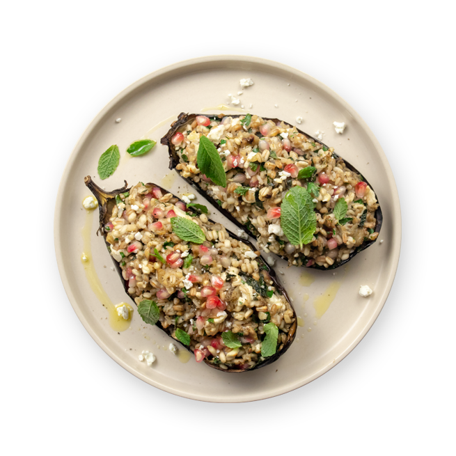 Aubergines gratinées