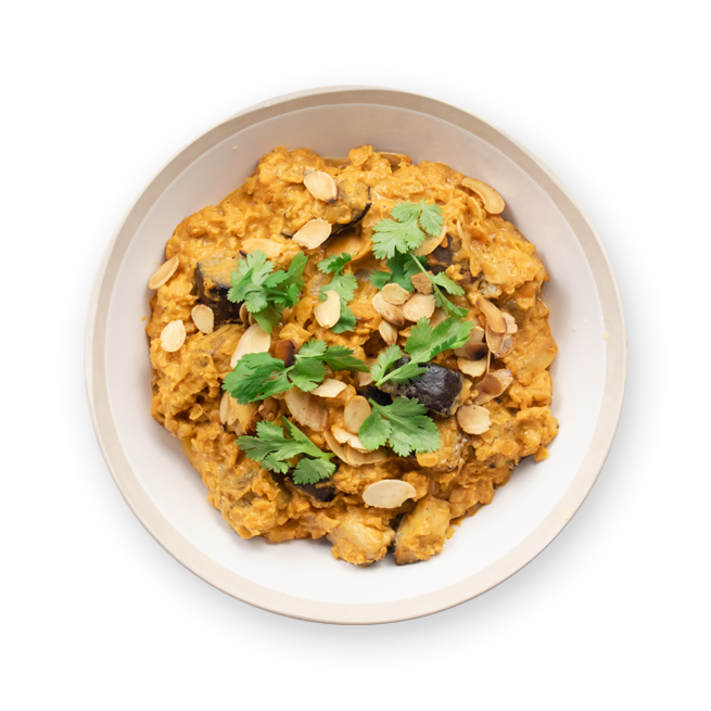 Curry d'aubergines