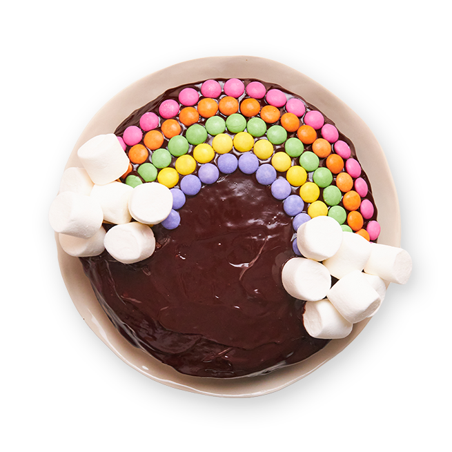 Gâteau arc-en-ciel