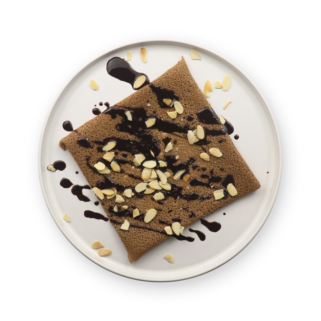 Galette chocolat & amandes express