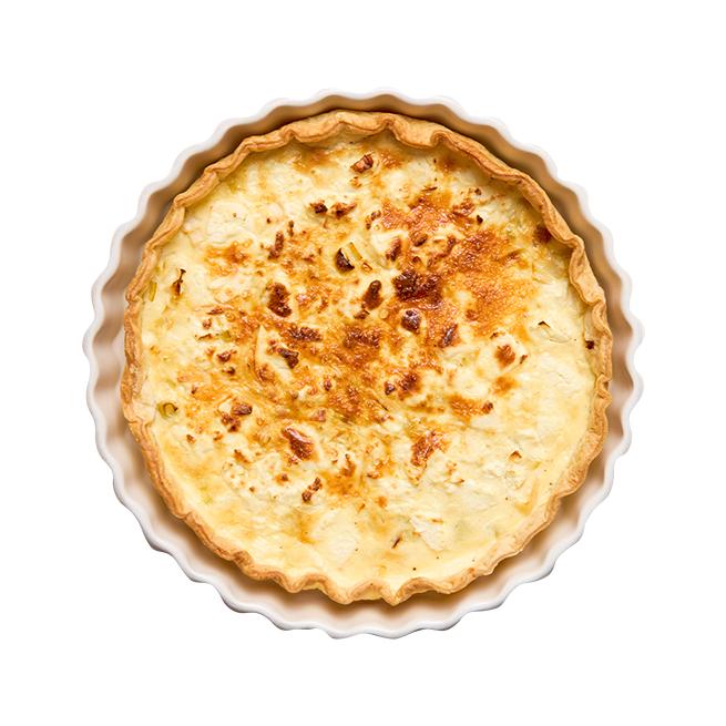 Quiche aux poireaux & feta