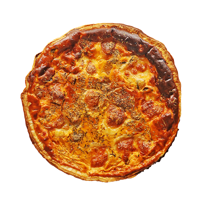 Quiche ratatouille & mozzarella