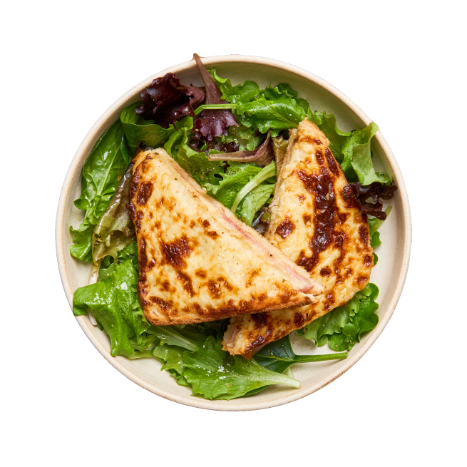Croque-monsieur au four