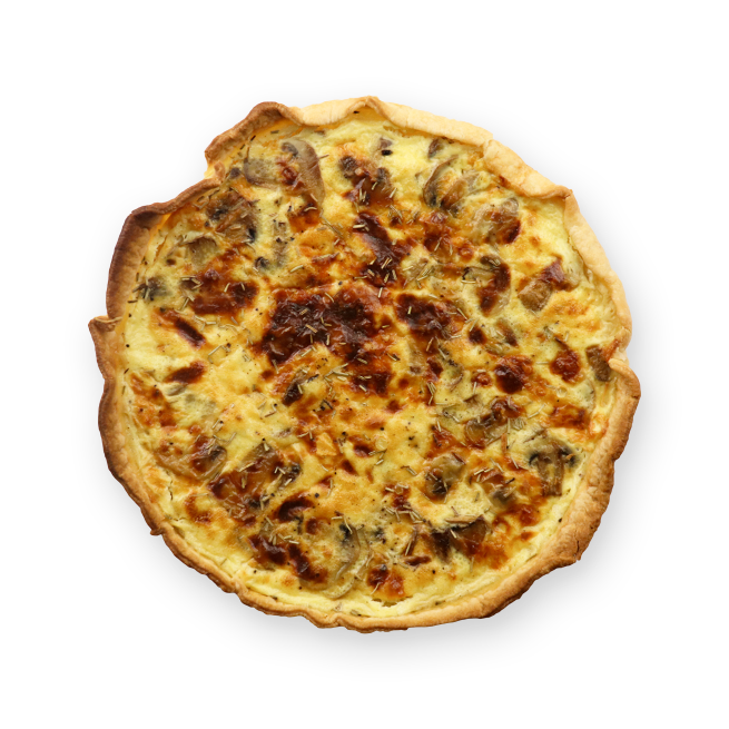 Quiche champignons & comté