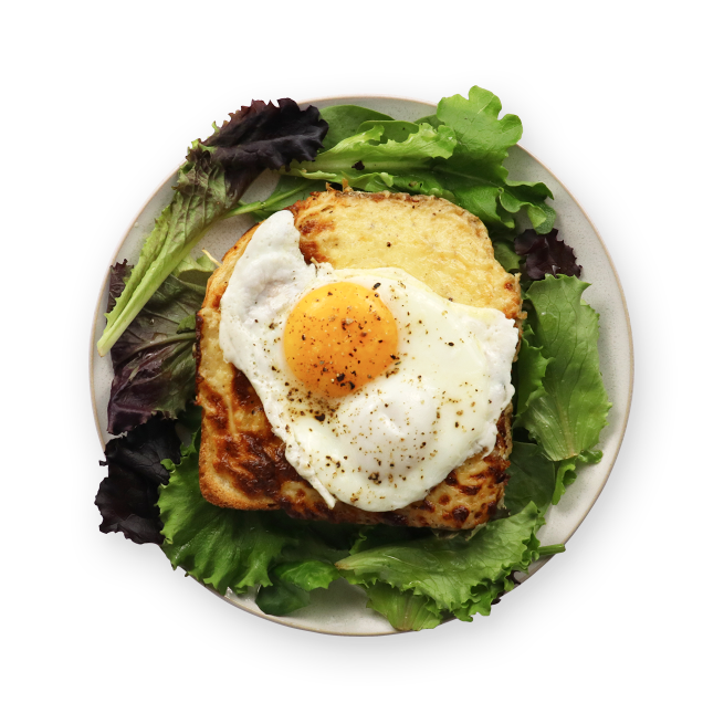 Croque-madame au four