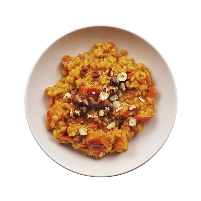Risotto au potimarron