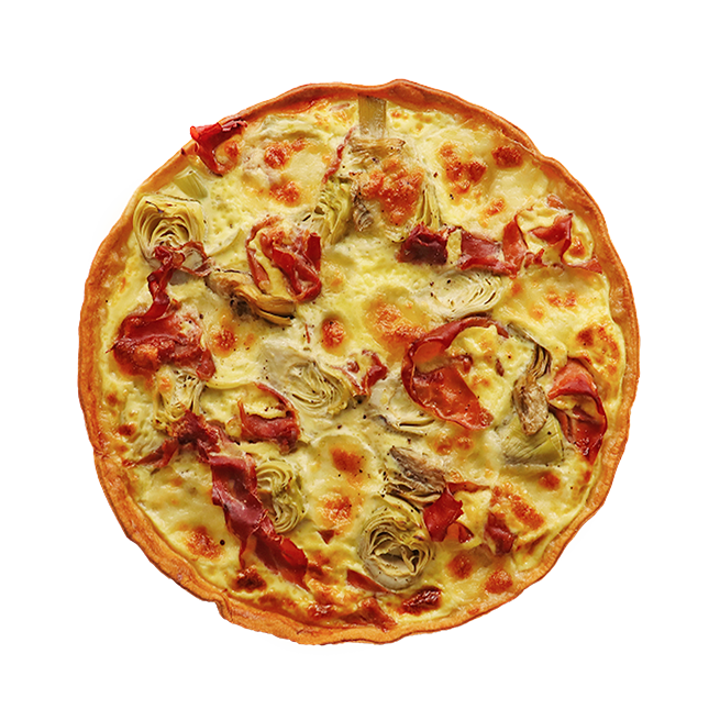 Quiche artichaut & parma