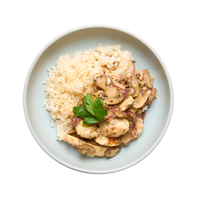 Poulet sauce moutarde