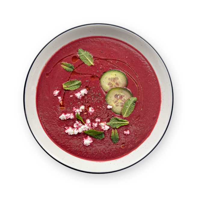 Gazpacho de betterave