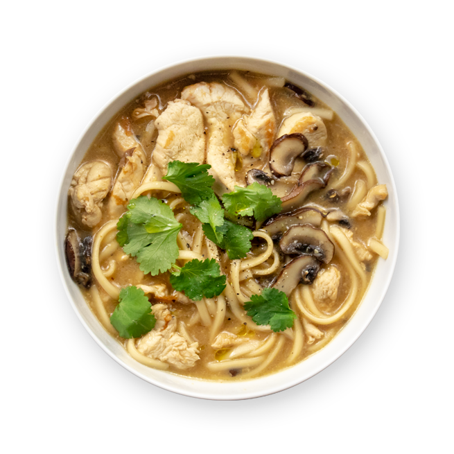 Bouillon de poulet façon Ramen