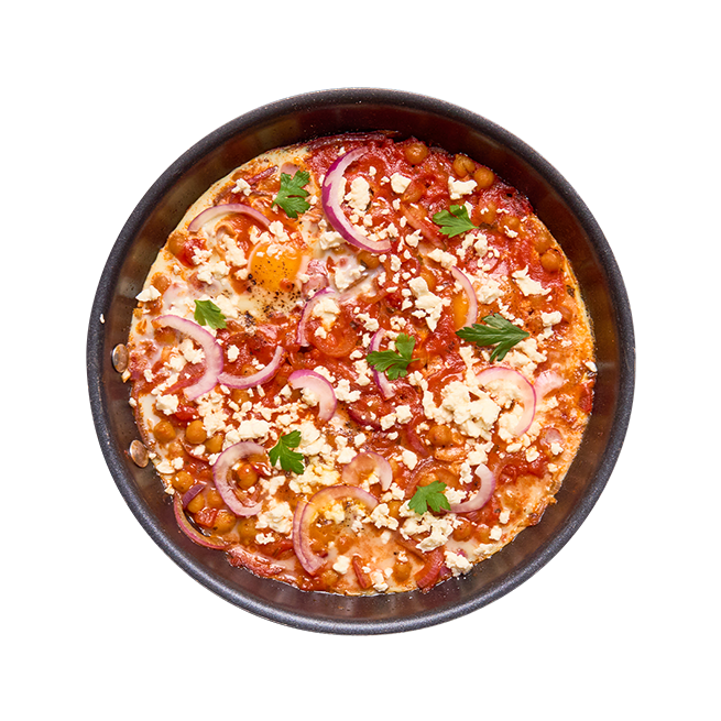 Chakchouka feta & pois chiches