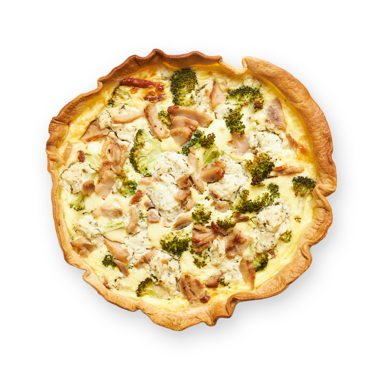 Quiche poulet & brocolis