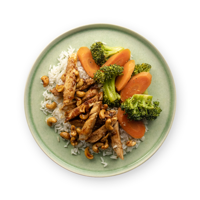 Poulet gingembre & cajou