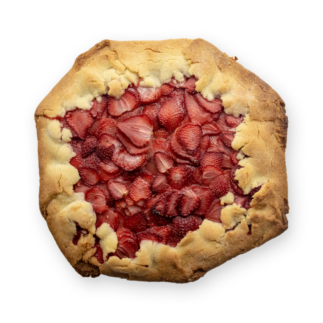 Tarte rustique aux fraises