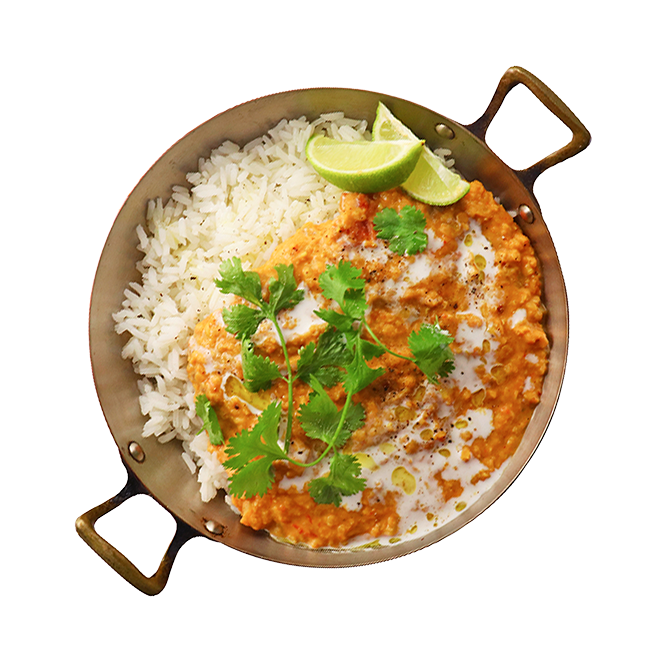 Dahl de lentilles corail