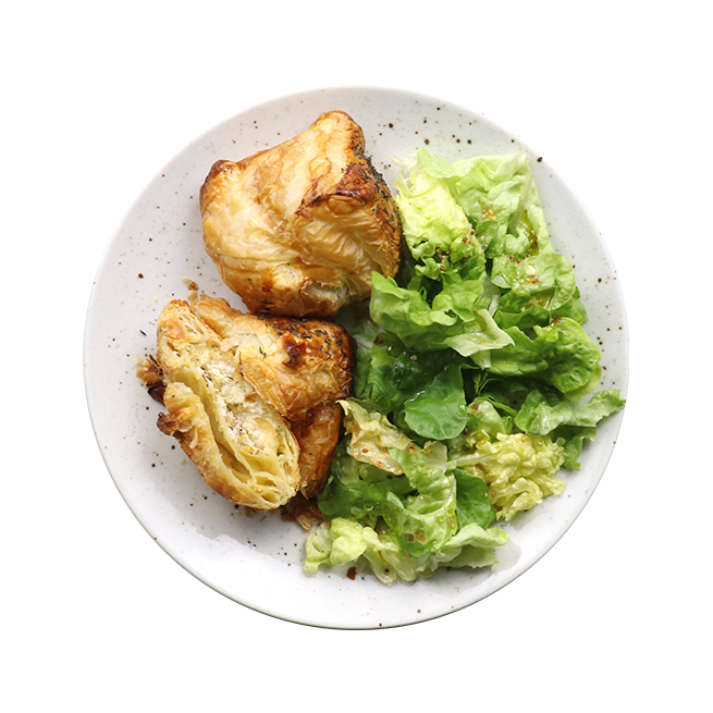 Feuilletés chèvre miel au air-fryer