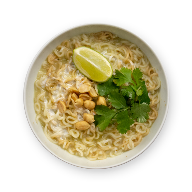 Green curry ramen