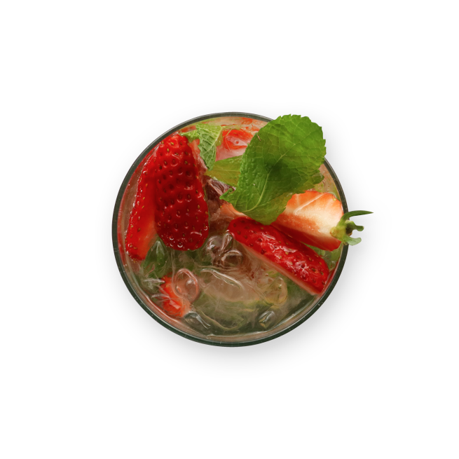 Mojito à la fraise
