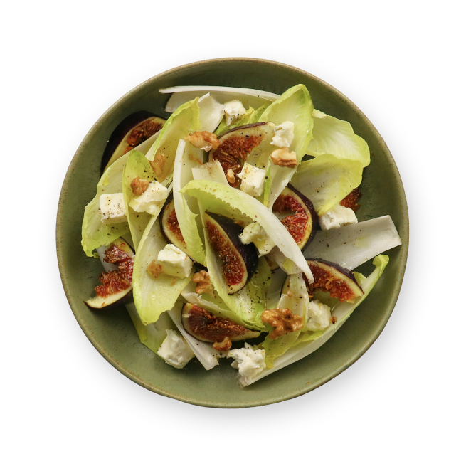 Salade d'endives & figues
