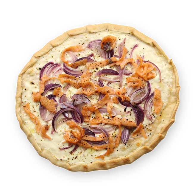 Flammeküeche au saumon