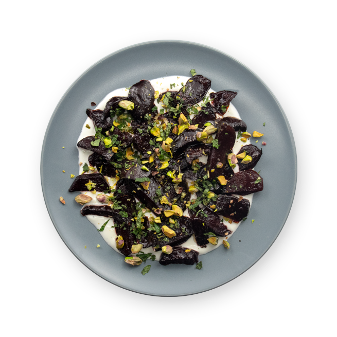 Salade de betteraves & pistaches
