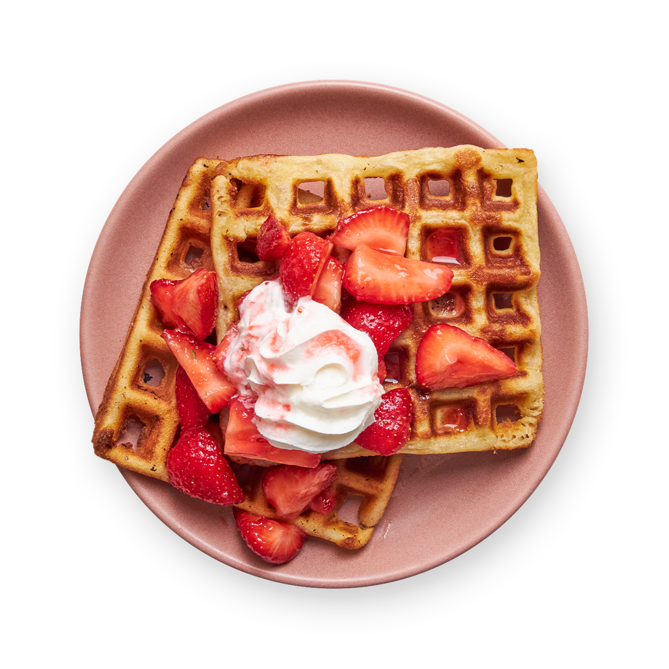 Gaufres aux fraises & chantilly