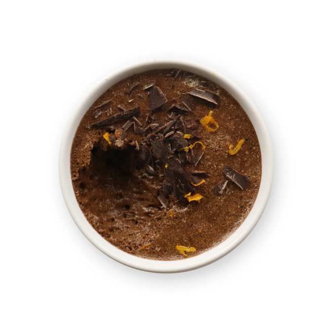 Mousse au chocolat à l'orange