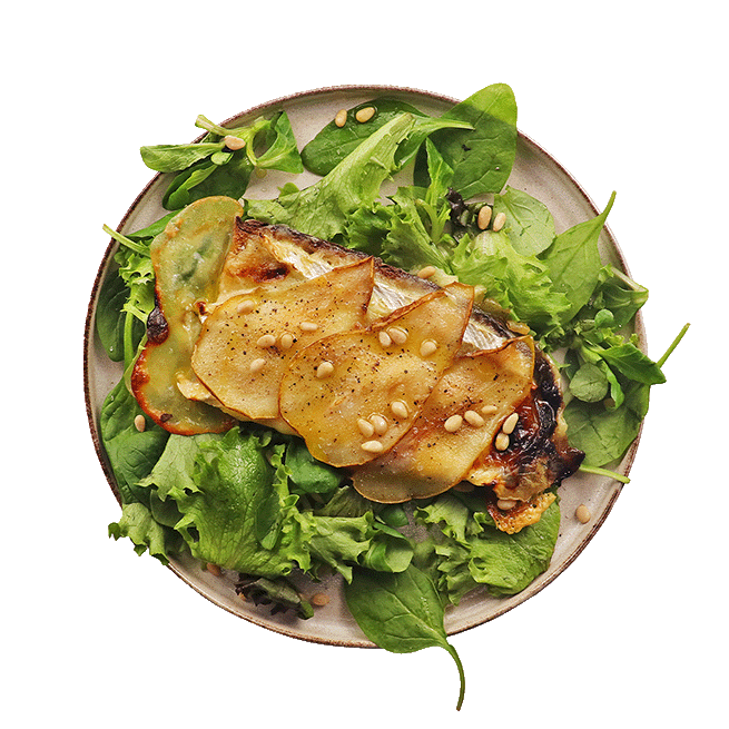 Tartine poire & brie