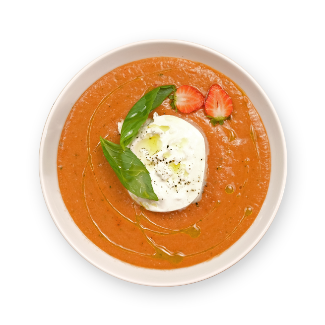 Gazpacho tomate fraise