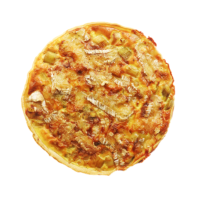 Quiche poireaux braisés & brie